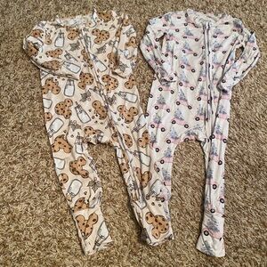 Sweet P Baby Co set of 2 Bamboo pajamas